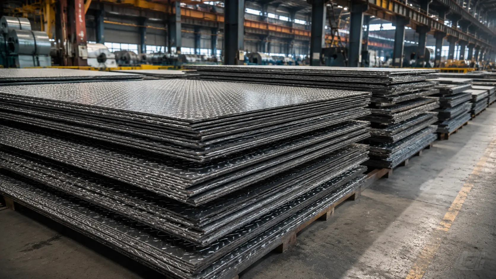 Multiple Thickness Mild Steel Chequered Plates