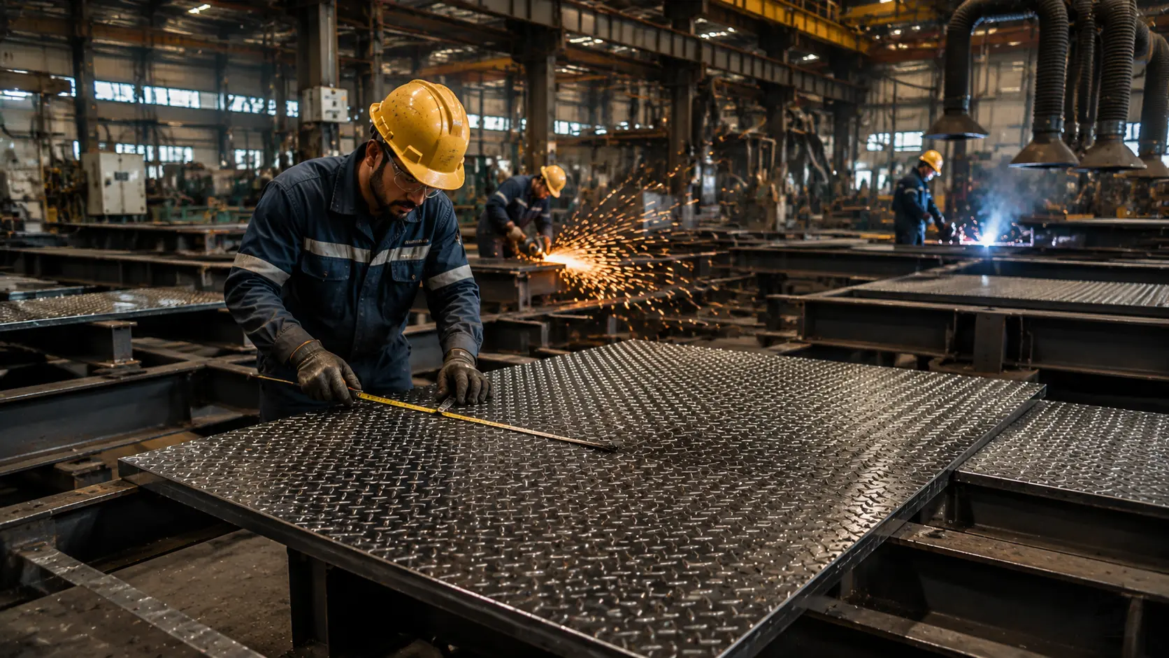 Fabrication Mild Steel Chequered Plates