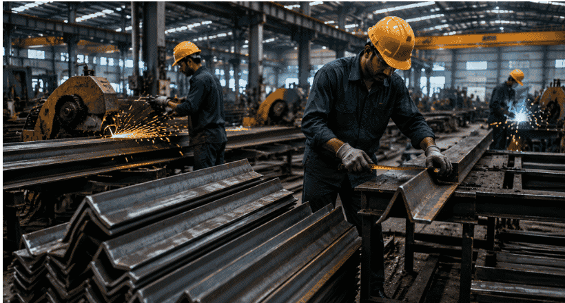 Unequal Mild Steel Angles